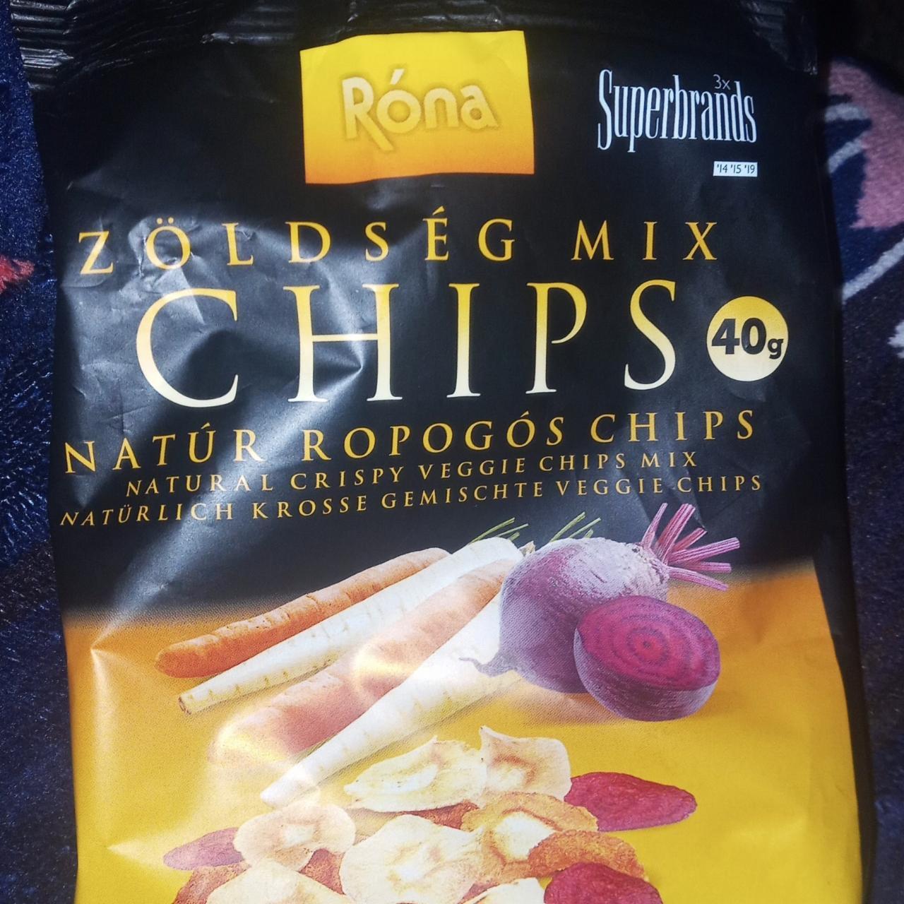 Képek - Zöldség mix chips natúr ropogós chips Róna