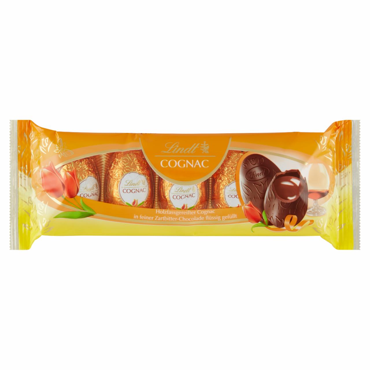 Képek - Lindt cognacos töltelékkel töltött étcsokoládé 90 g