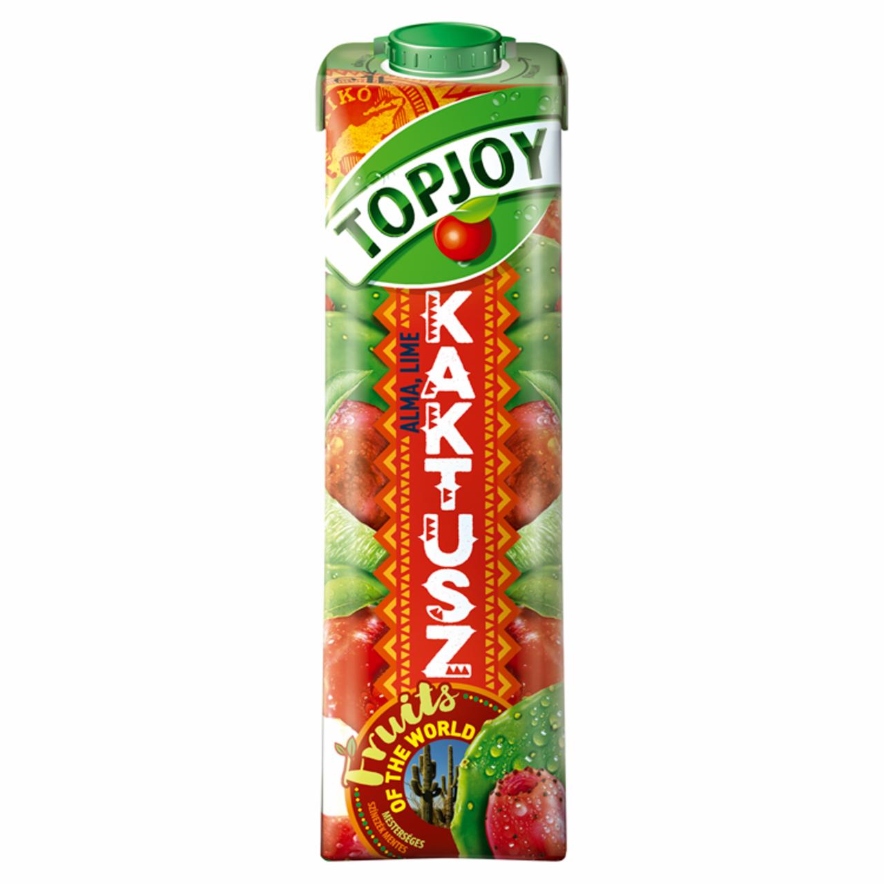 Képek - Topjoy Fruits of the World alma-lime-kaktusz ital 1 l