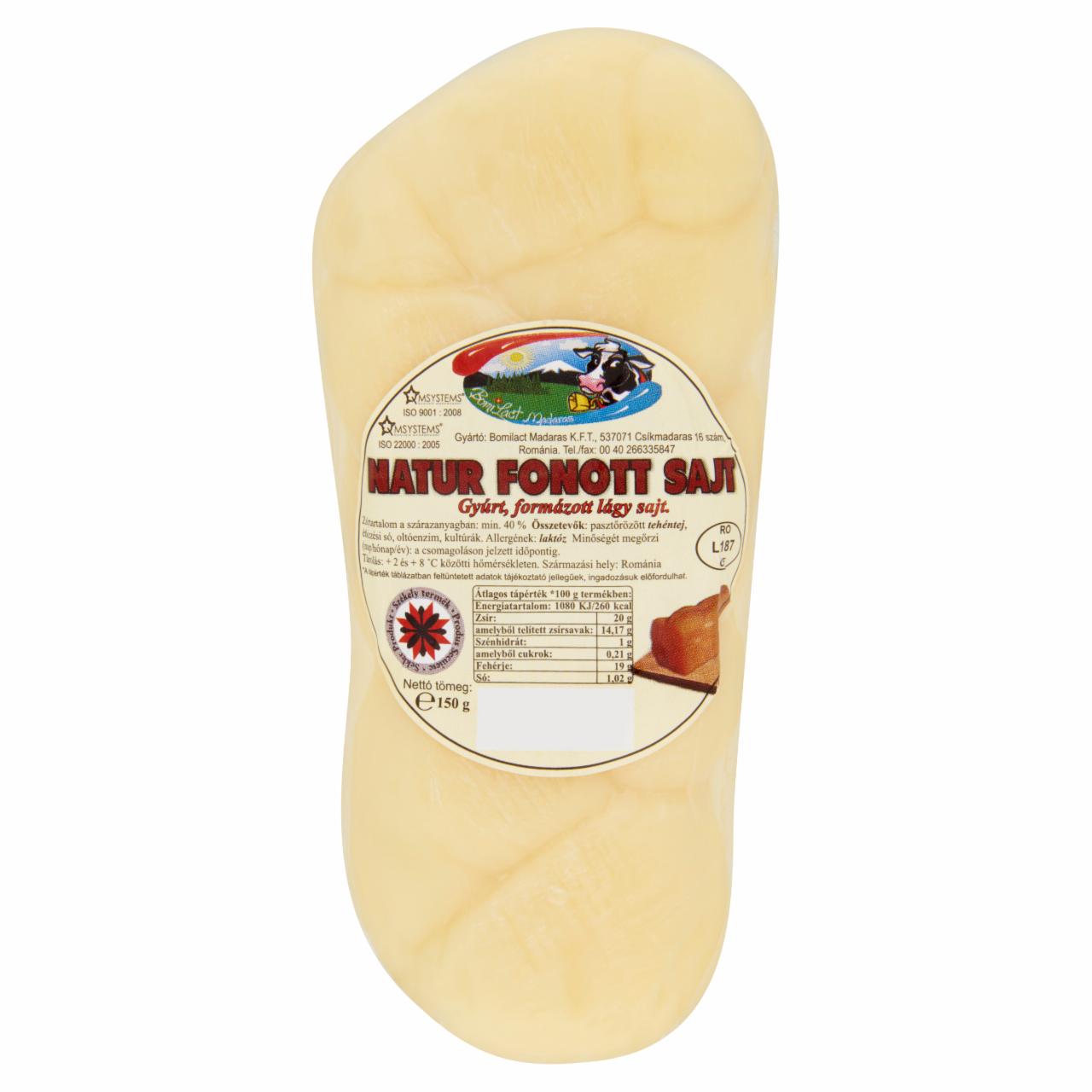 Képek - Natúr fonott sajt 150 g