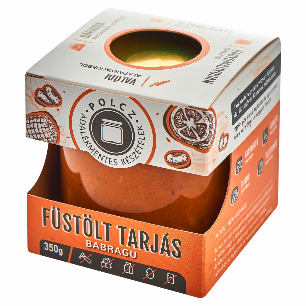 Képek - Polcz füstölt tarjás babragu 350 g