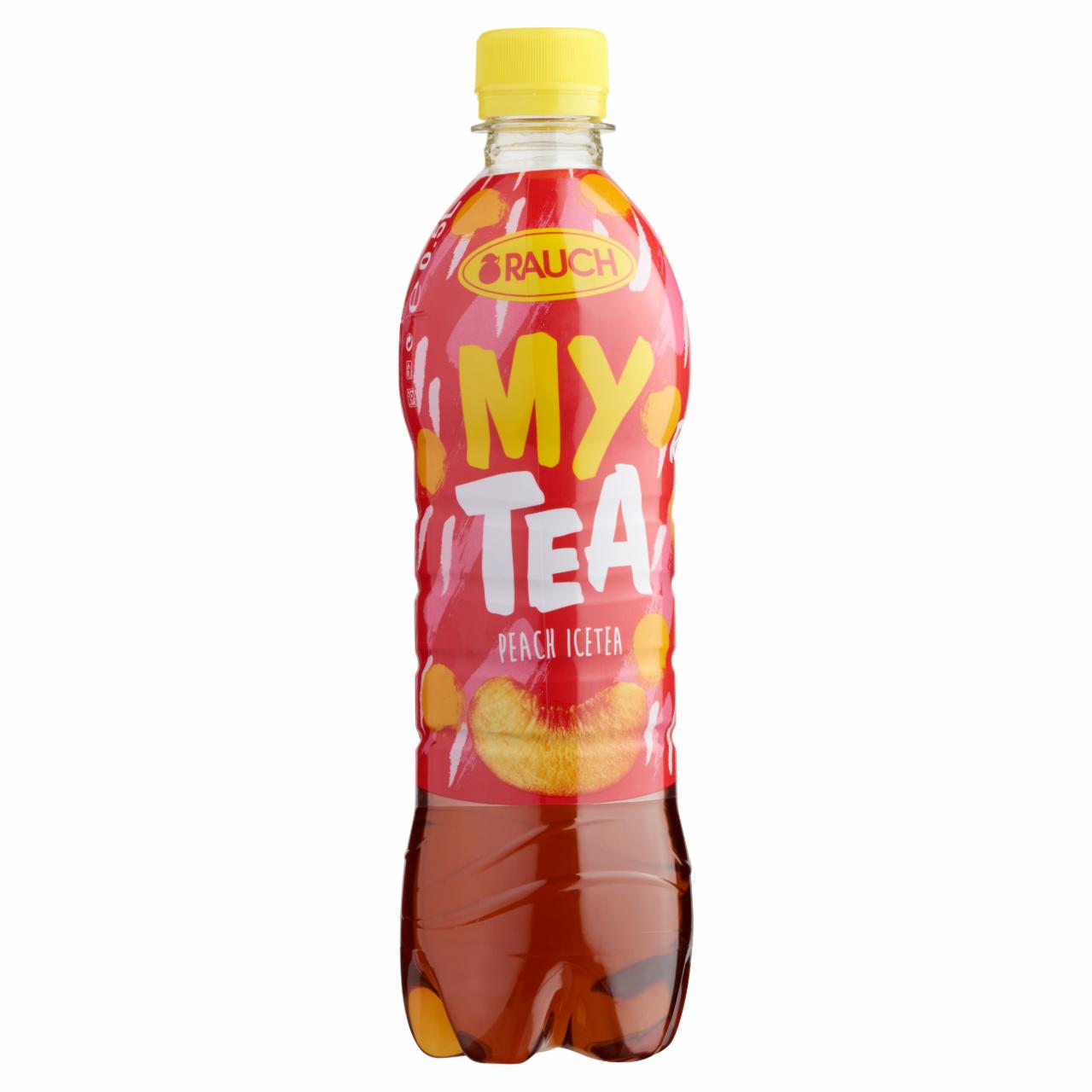 Képek - Rauch My Tea Ice Tea őszibarackos üdítőital fekete teából 0,5 l