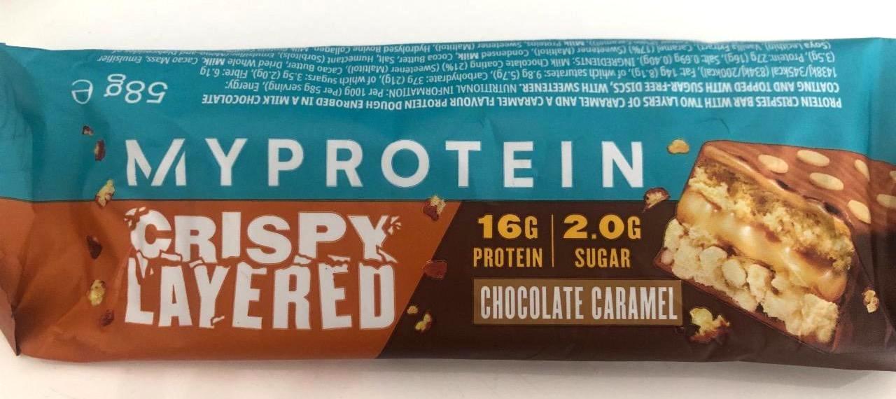 Képek - Crispy Layered Protein Bar Chocolate Caramel MyProtein