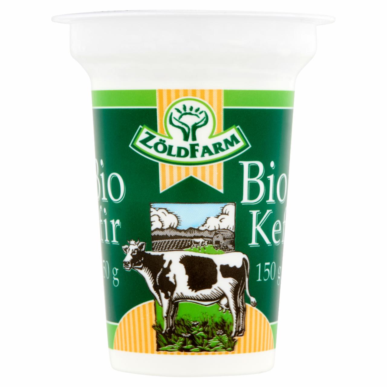 Képek - Zöldfarm BIO zsírszegény, élőflórás kefir 150 g