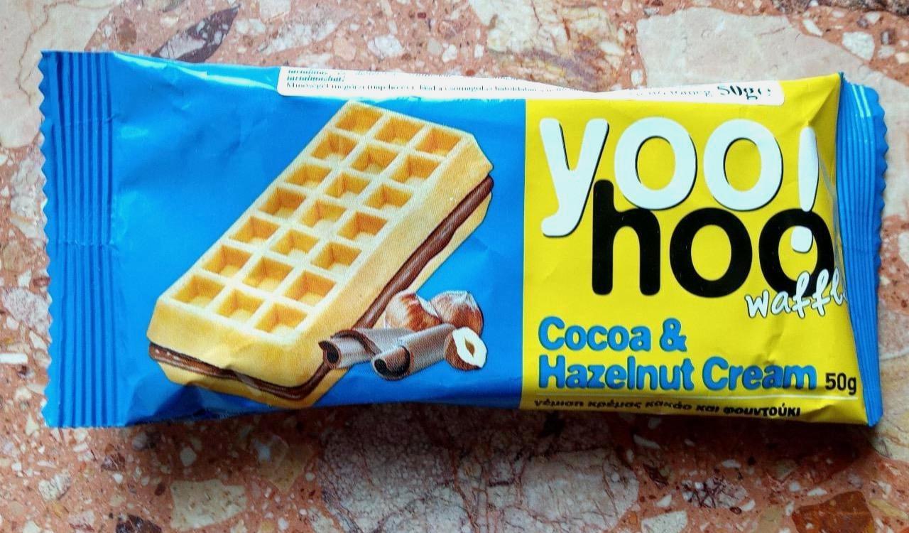 Képek - Gofri kakaós és mogyoróskrémmel Yoo hoo waffle