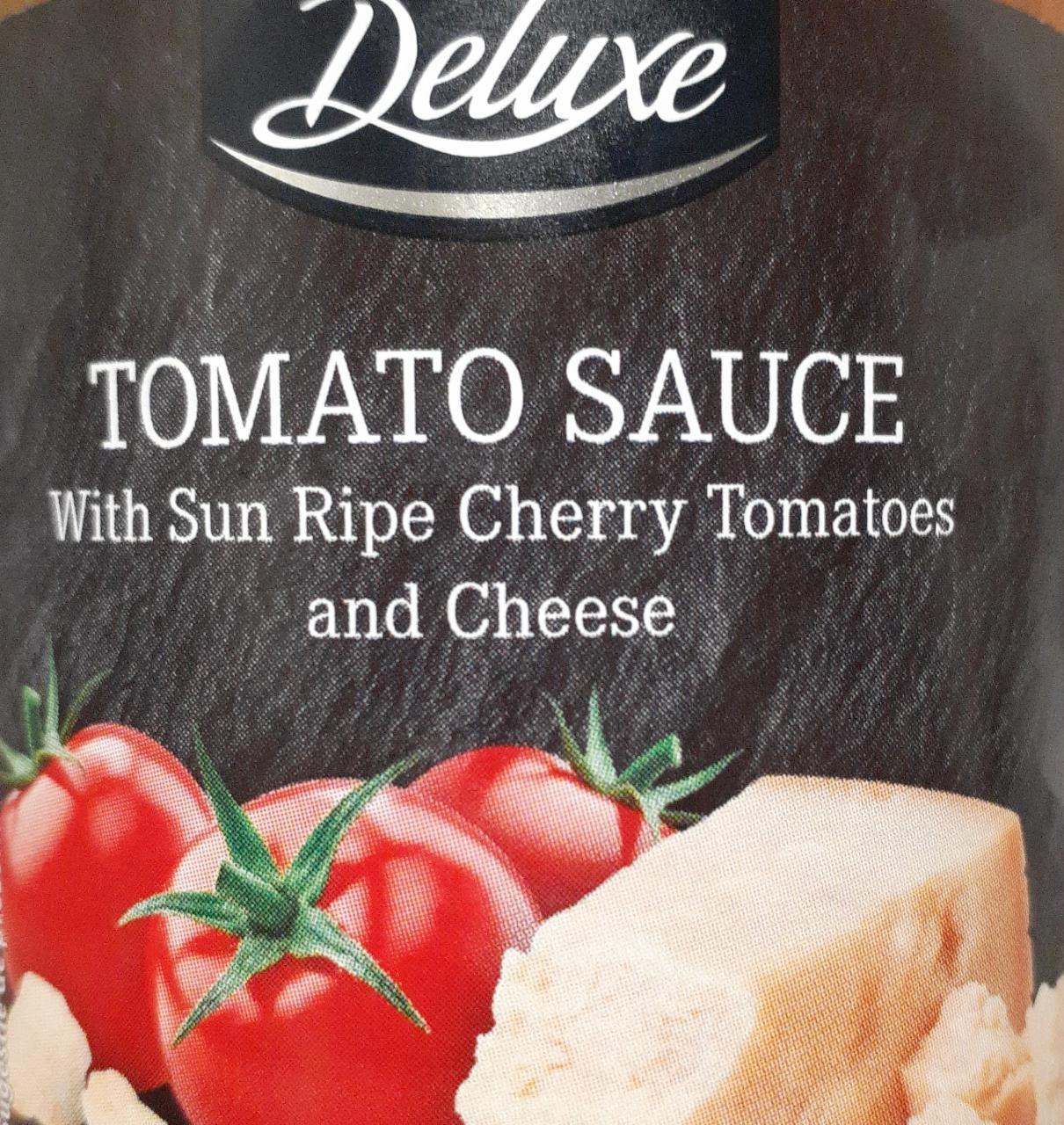 Képek - Tomato sauce with sun ripe cherry tomatoes and cheese Deluxe