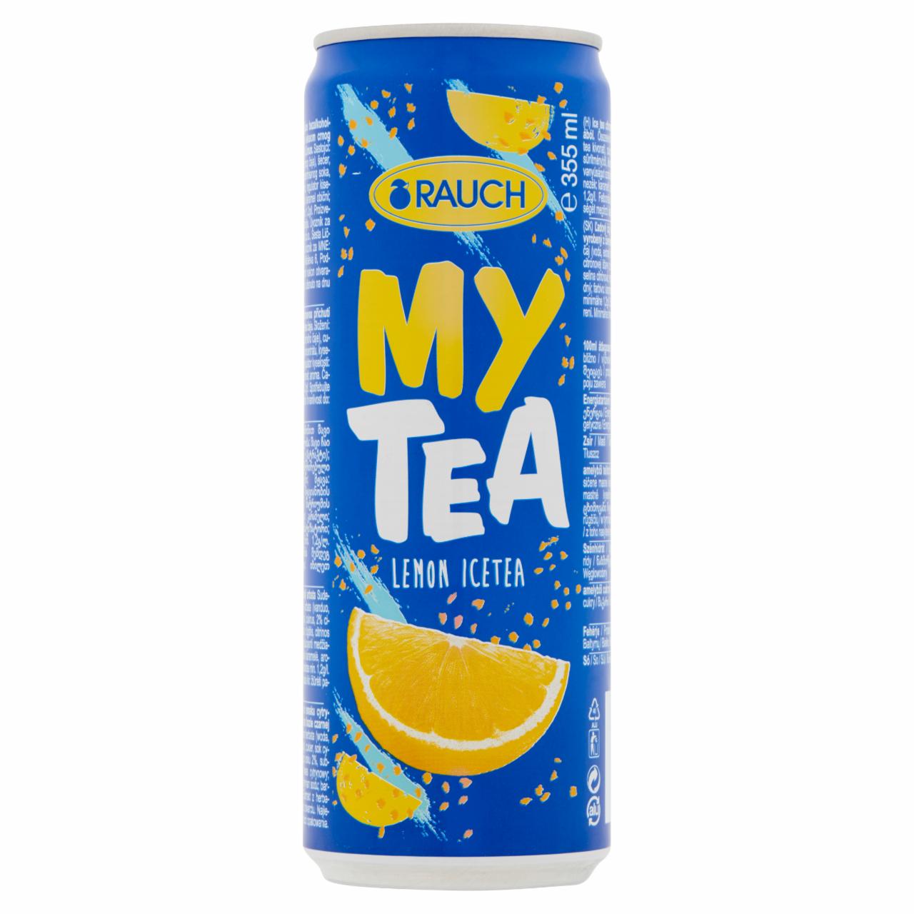 Képek - Rauch My Tea Ice Tea citromos üdítőital fekete teából 355 ml