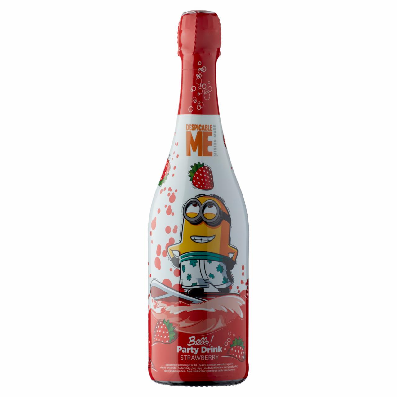 Képek - Bello! Party Drink Despicable Me alkoholmentes szénsavas eper ízű ital 750 ml