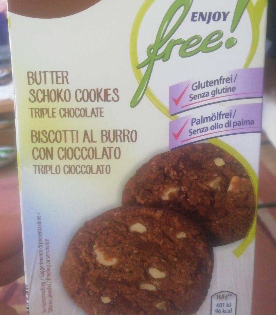 Képek - Butter schoko cookies Triple chocolate Enjoy free!