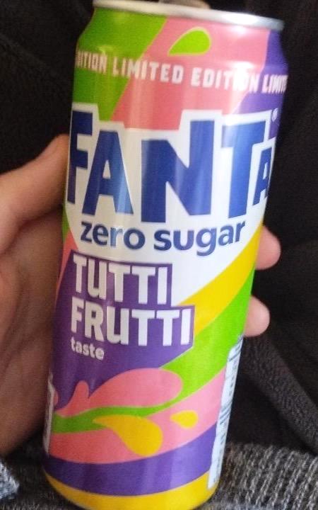Képek - Fanta zero sugar Tutti frutti taste limited edition