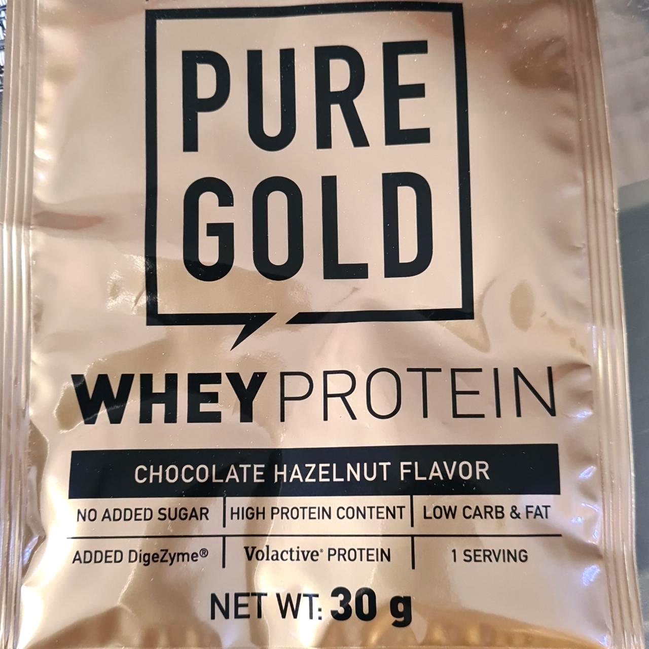 Képek - Whey protein Chocolate & hazelnut Pure gold