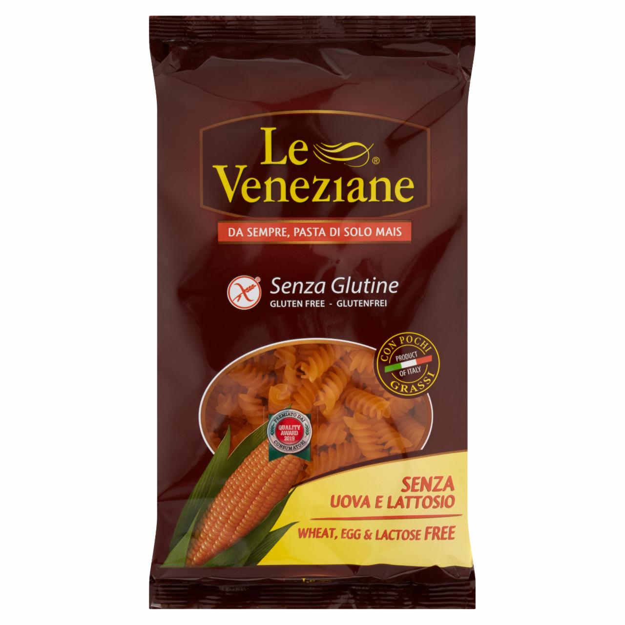 Képek - Le Veneziane Eliche gluténmentes száraztészta 250 g