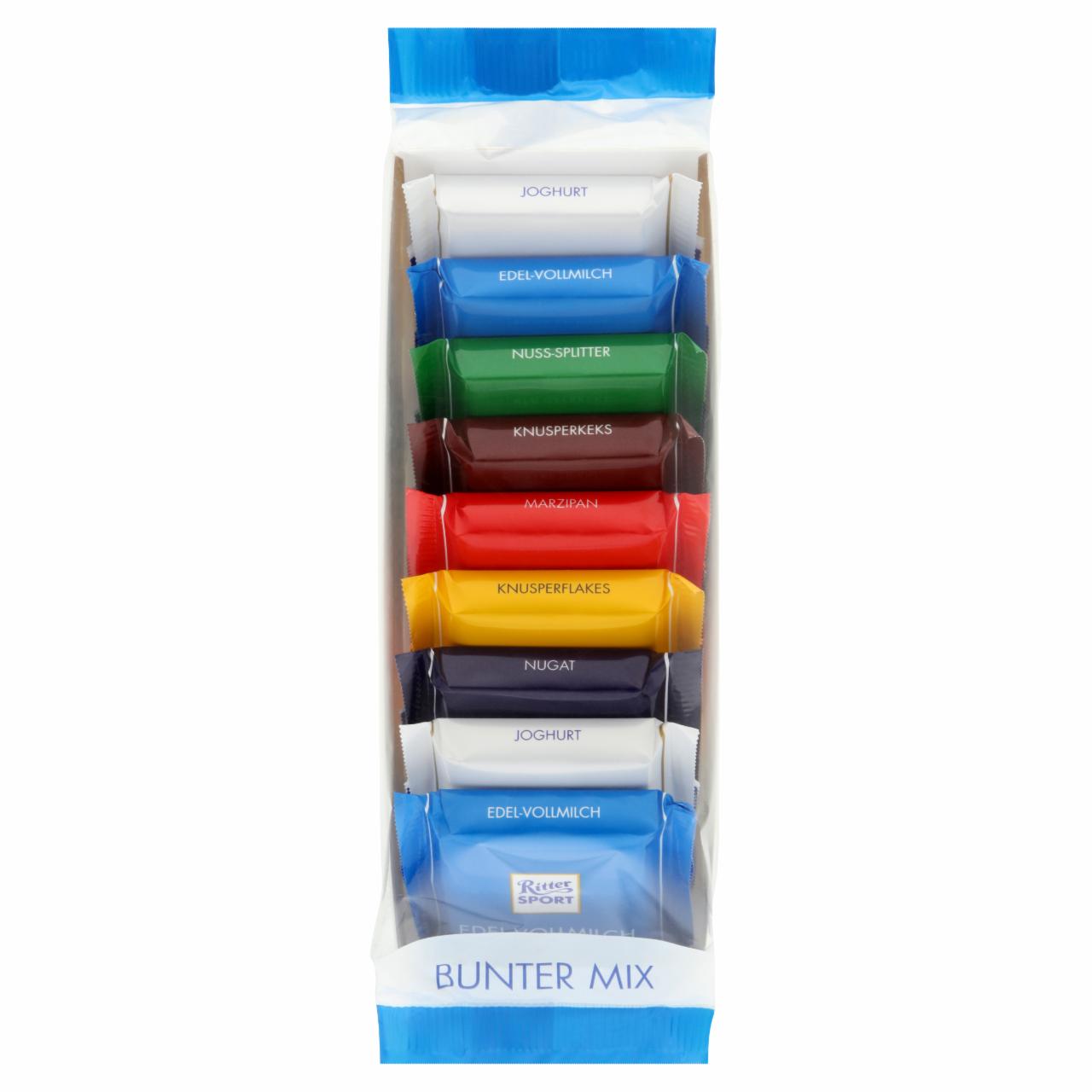 Képek - Ritter Sport Mini Bunter Mix válogatás 9 x 16,67 g (150 g)