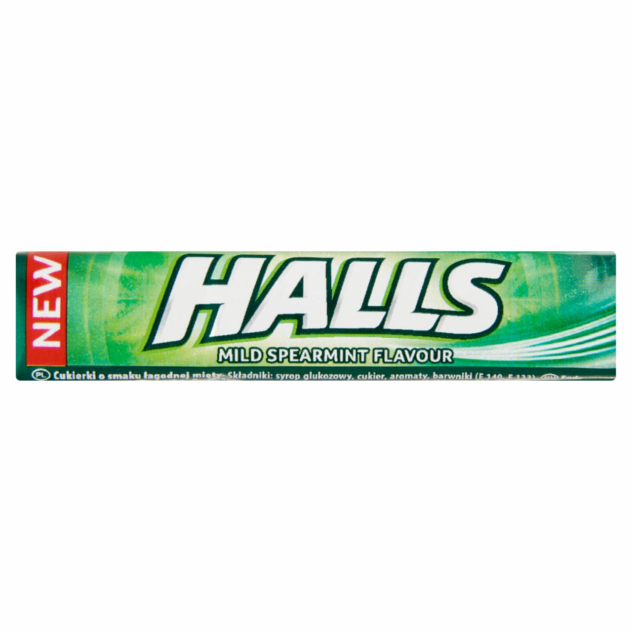 Képek - Halls fodormenta ízű töltelten keménycukorka 33,5 g