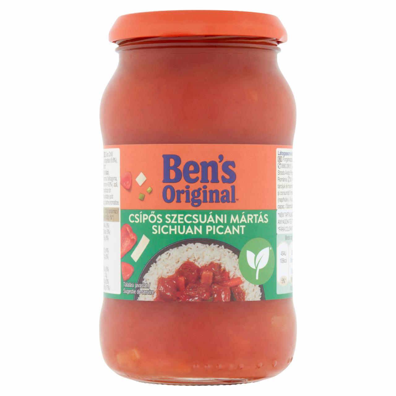 Képek - Ben's Original csípős szecsuáni mártás 400 g