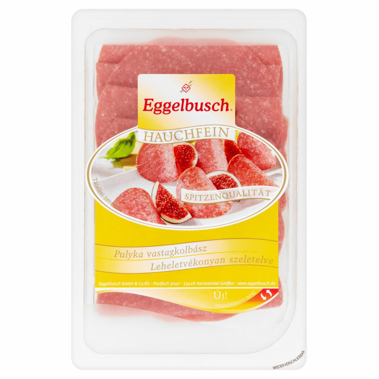 Képek - Eggelbusch Hauchfein szeletelt pulyka vastagkolbász 150 g