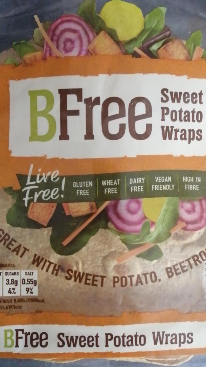 Képek - Sweet potato wraps BFree