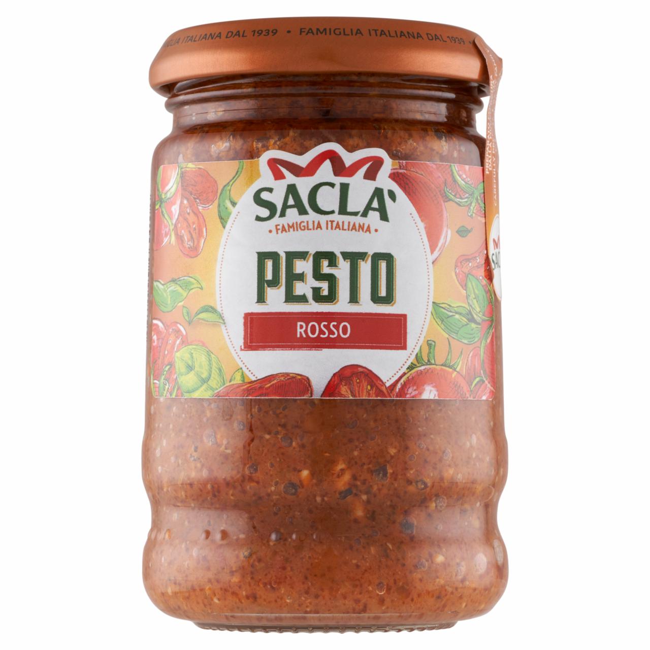 Képek - Saclà bazsalikomos pesto, napon szárított paradicsommal 190 g 