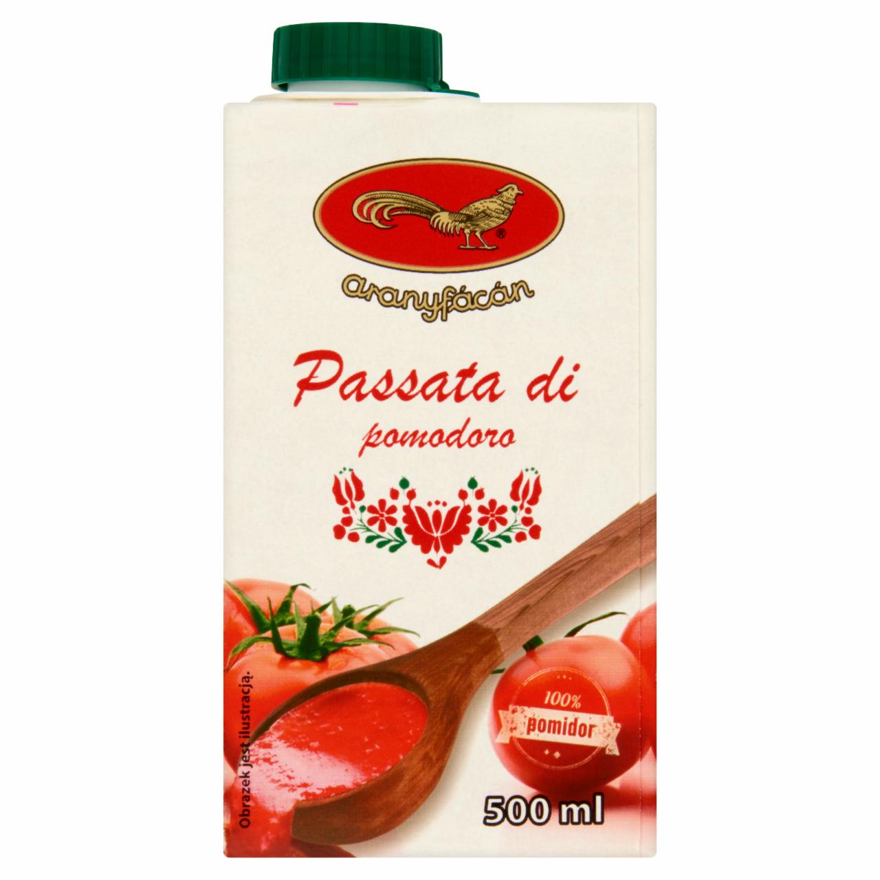 Képek - Aranyfácán passzírozott paradicsom 500 ml