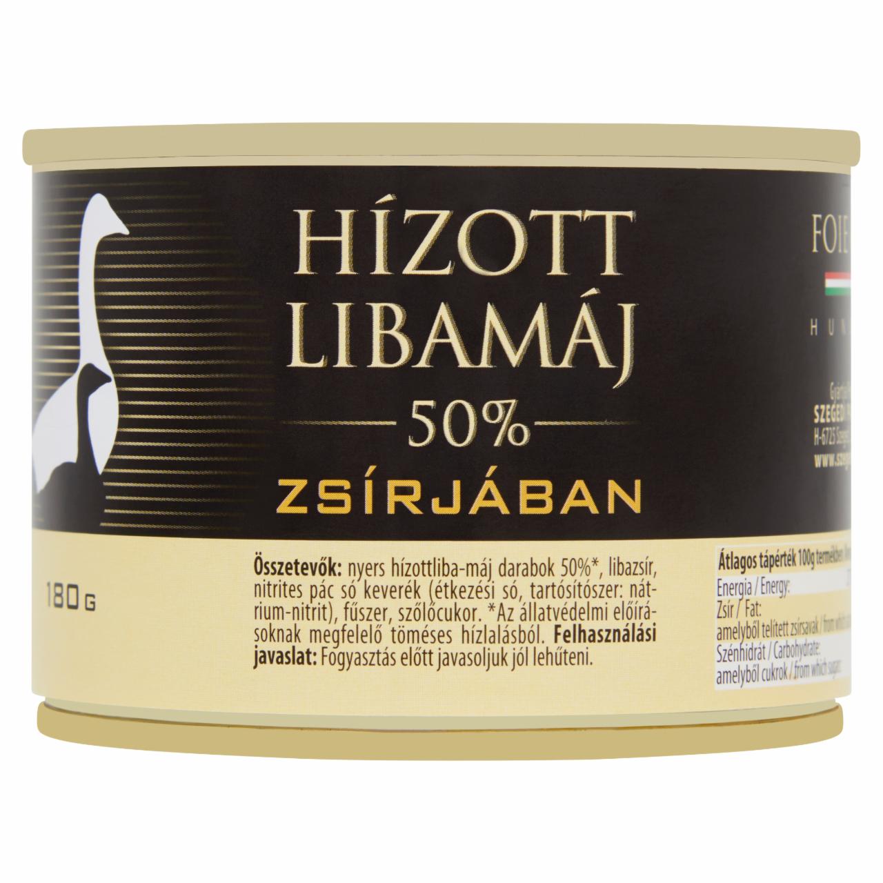 Képek - Hízott libamáj zsírjában 180 g