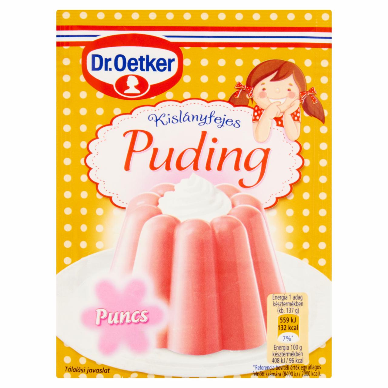 Képek - Dr. Oetker Kislányfejes Puding puncs pudingpor 40 g