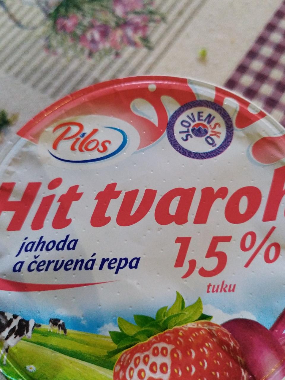 Képek - Hit tvaroh jahoda a červená repa Pilos