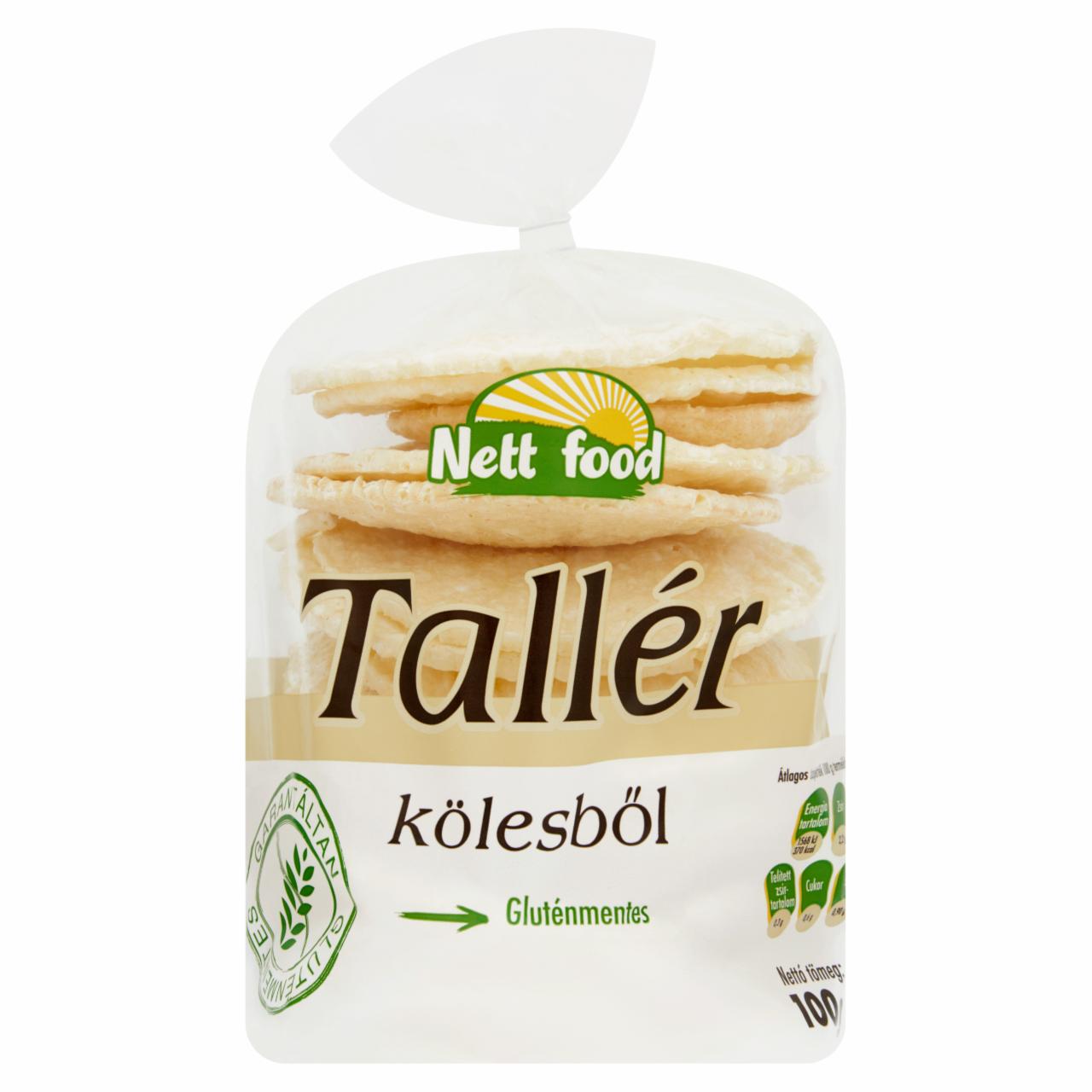 Képek - Nett Food gluténmentes tallér kölesből 100 g