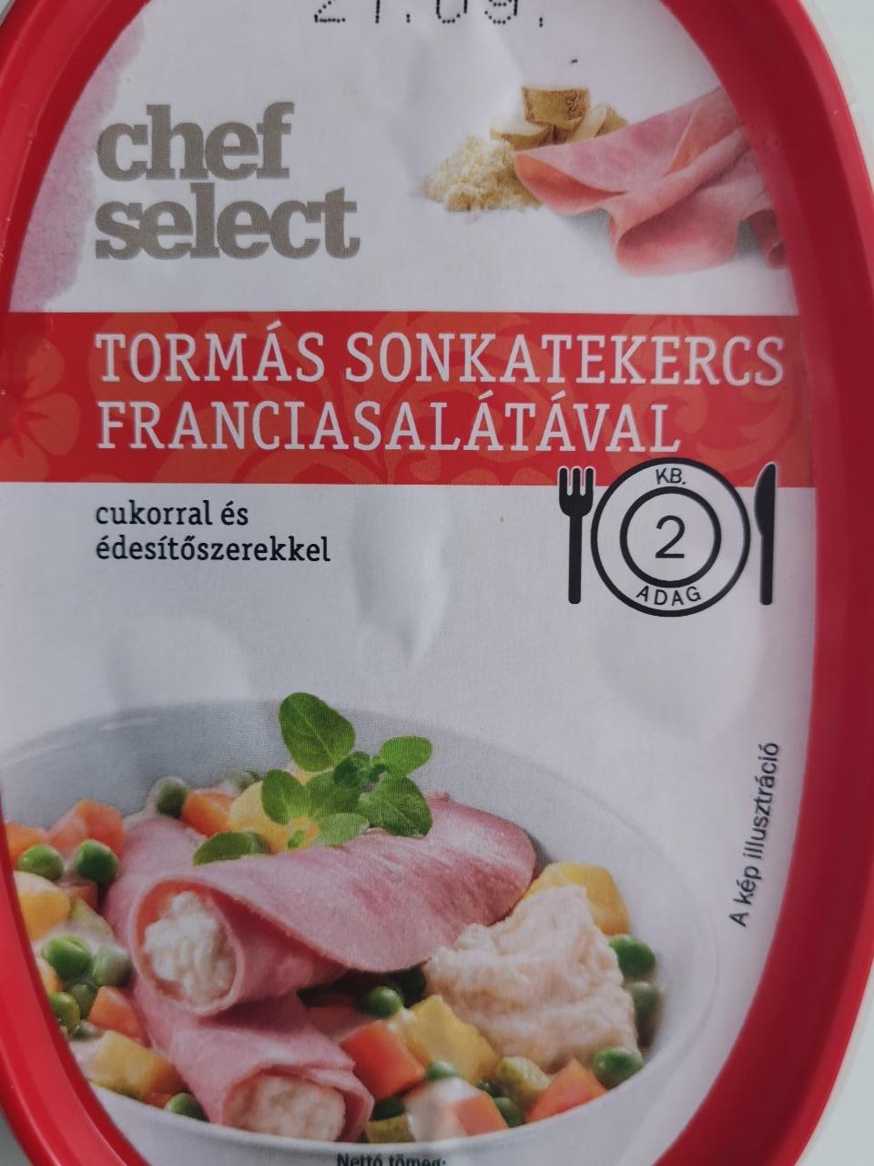 Képek - Tormás sonkatekercs franciasalátával Chef select