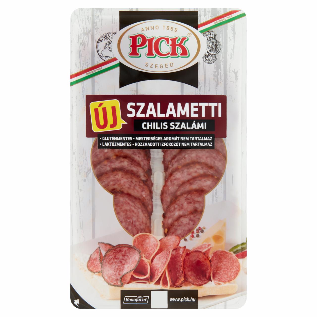 Képek - PICK Szalametti szeletelt chilis szalámi 70 g