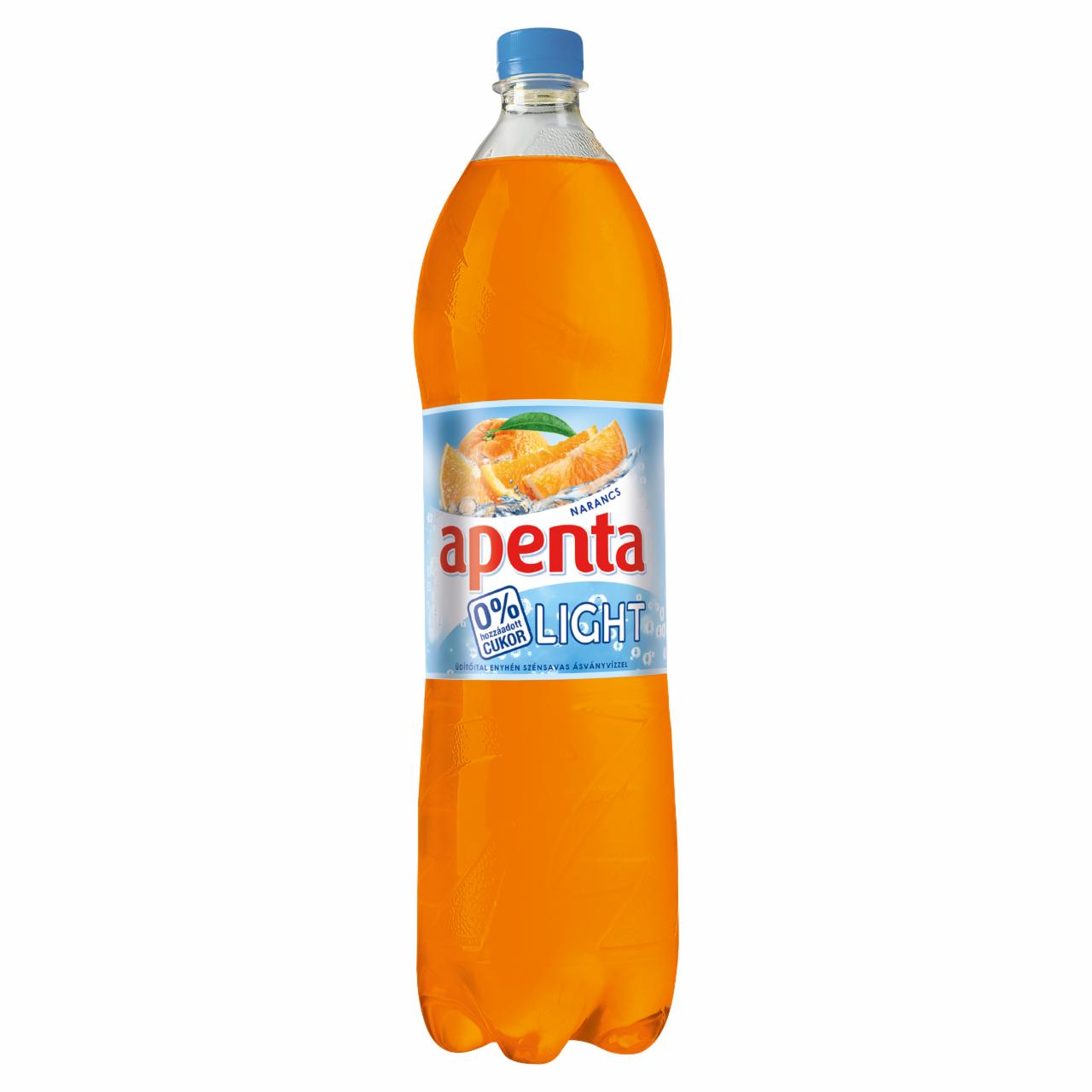 Képek - Apenta Light narancs üdítőital enyhén szénsavas ásványvízzel 1,5 l