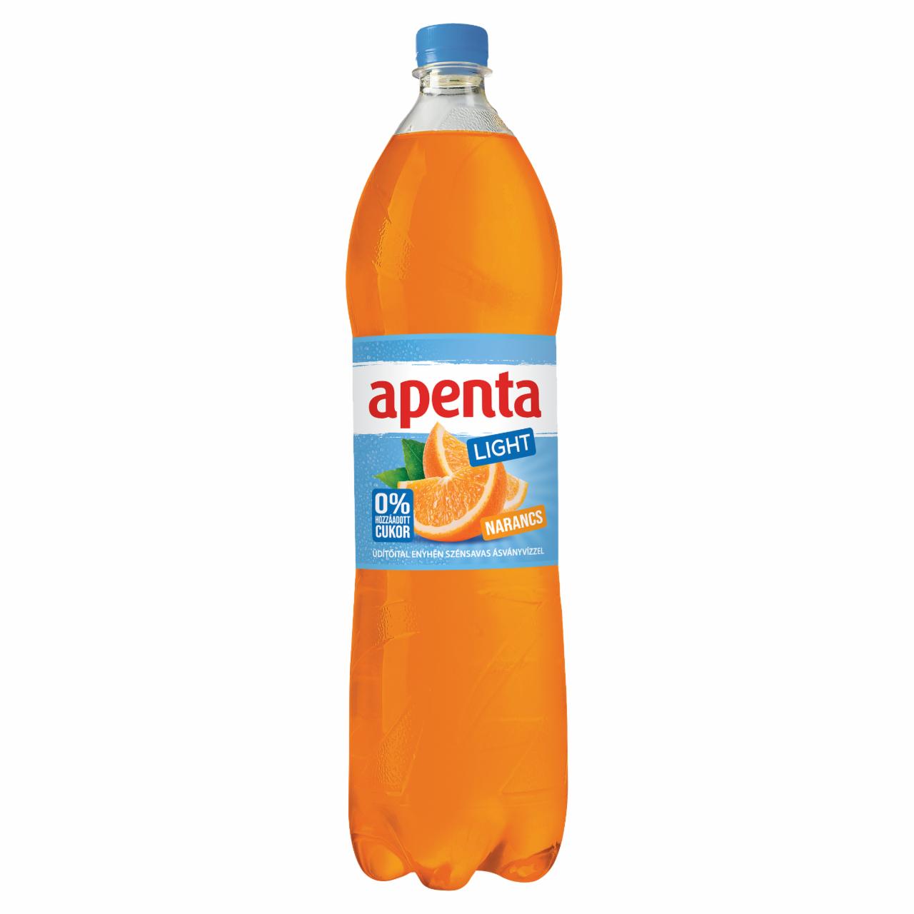 Képek - Apenta Light narancs üdítőital enyhén szénsavas ásványvízzel 1,5 l