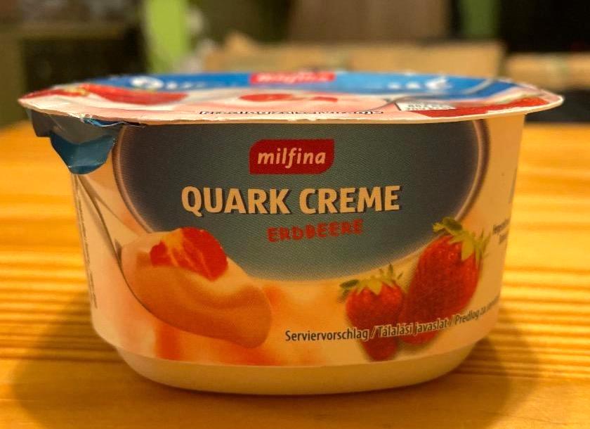 Képek - Quark creme erdbeere Milfina