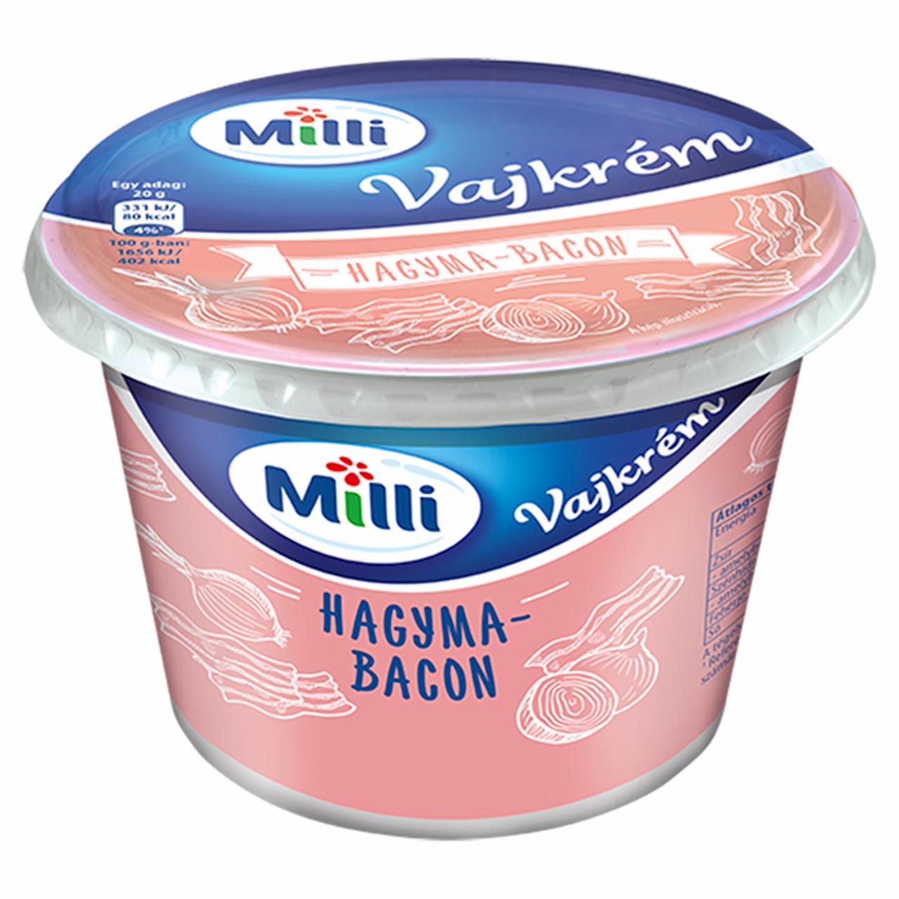 Képek - Milli hagyma-bacon ízű vajkrém 200 g