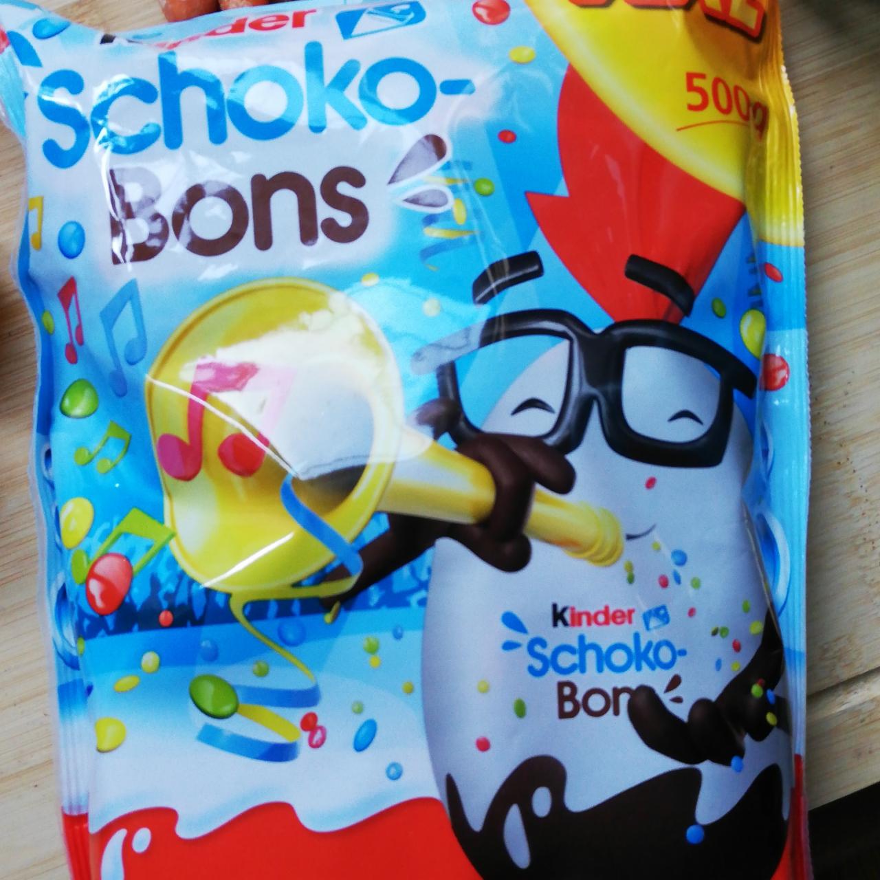 Képek - Schoko-bons tejcsokoládé bonbonok tejes krémmel és mogyoródarabkákkal töltve Kinder