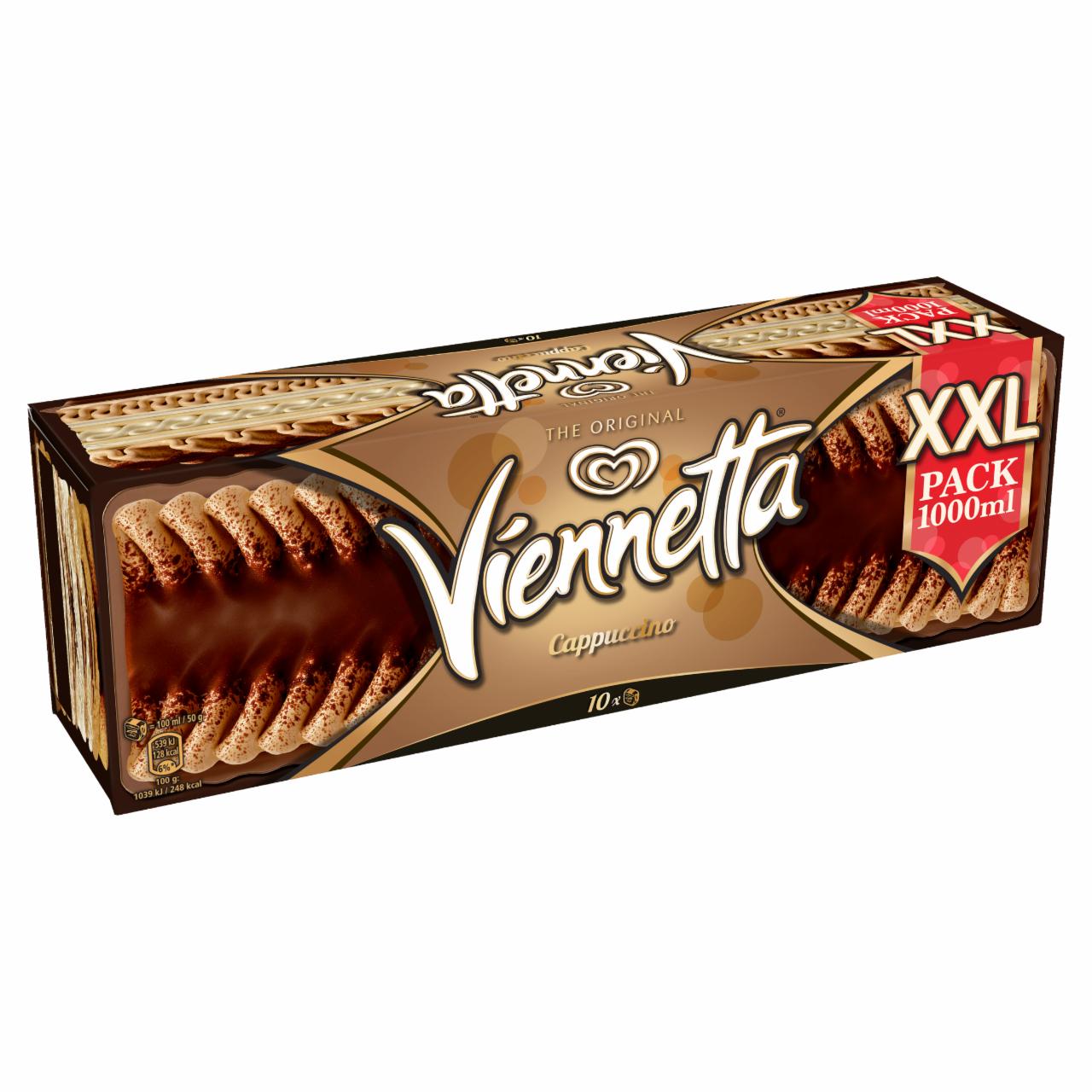 Képek - Viennetta Cappuccino kávés jégkrém és vanília jégkrém kakaós bevonó rétegekkel 1000 ml