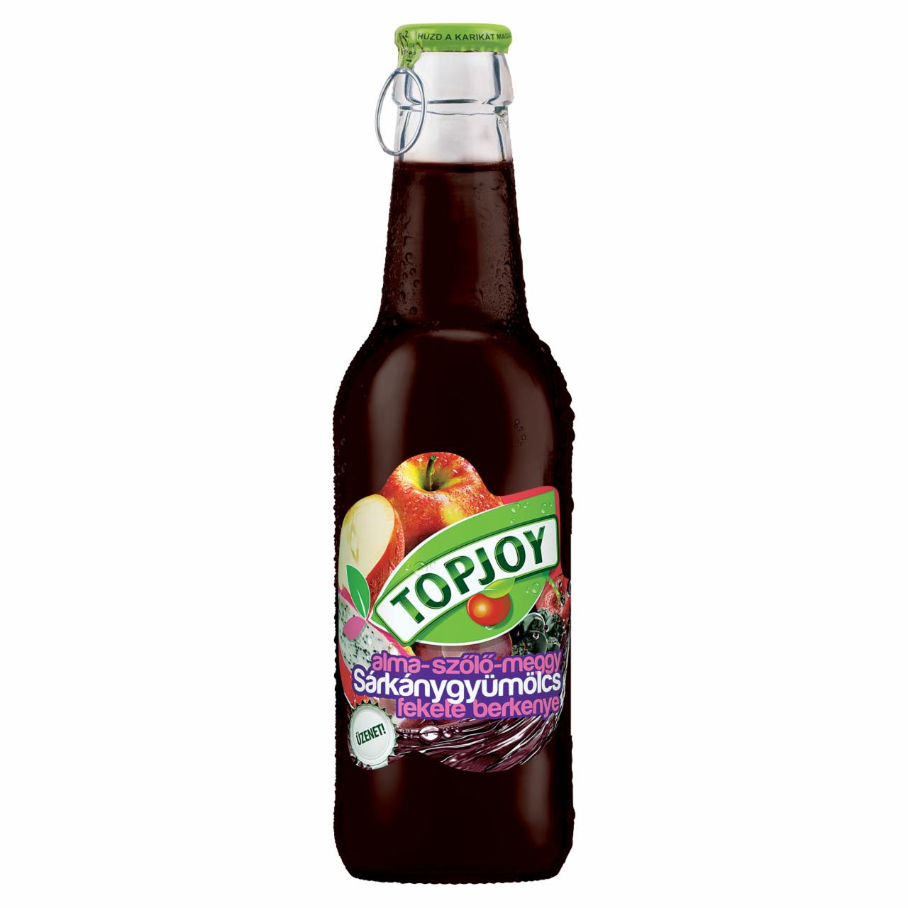 Képek - Topjoy alma-szőlő-meggy-sárkánygyümölcs-fekete berkenye ital 250 ml