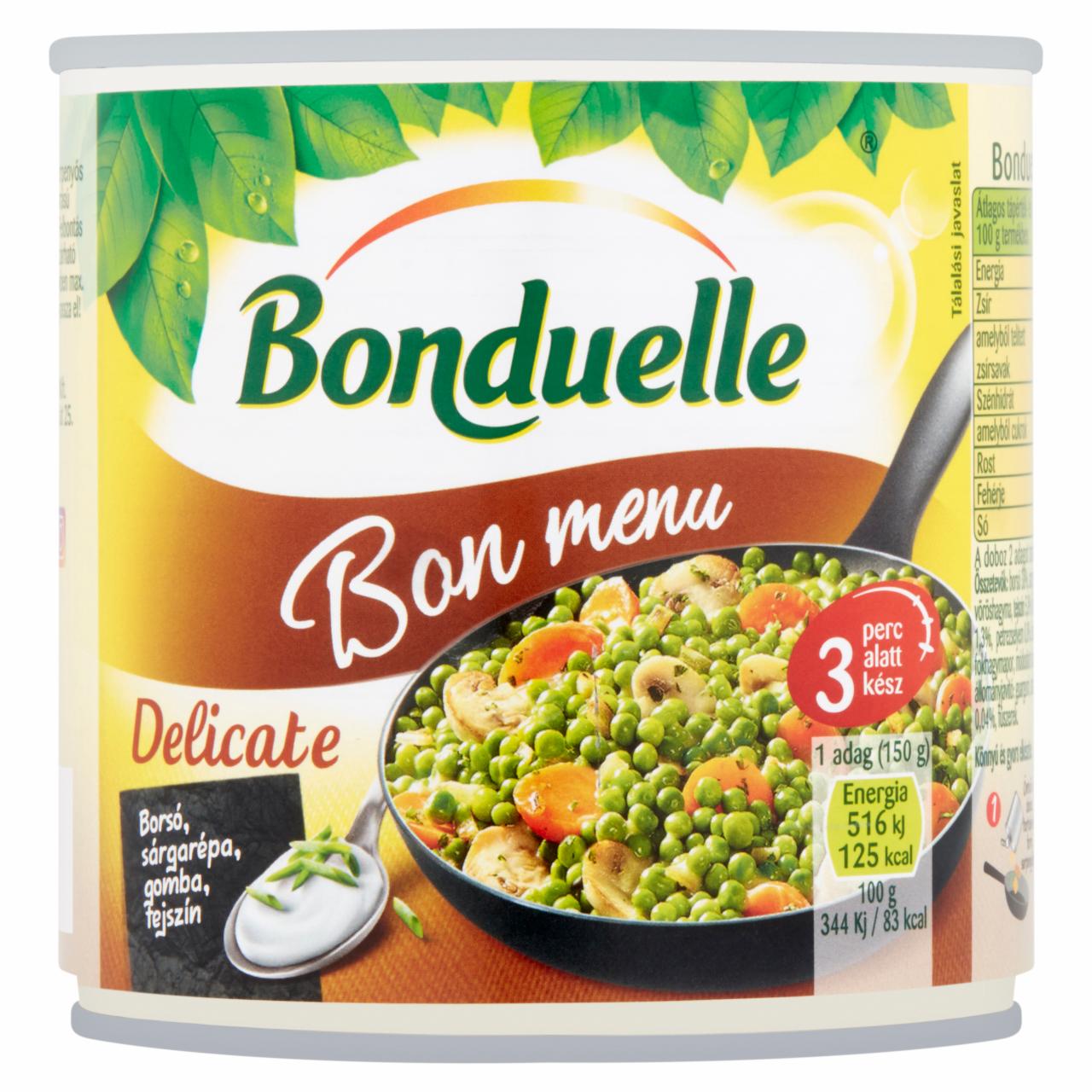 Képek - Bonduelle Bon Menu Delicate zöldségkeverék 300 g