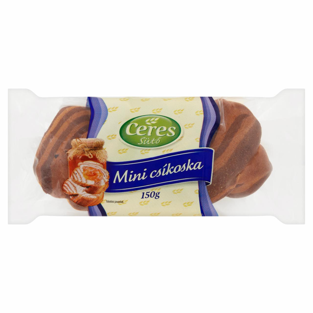 Képek - Ceres Sütő mini csíkoska pékáru 150 g