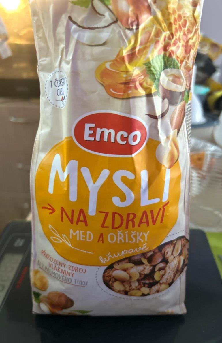 Képek - Mysli na zdraví křupavé med a oříšky Emco