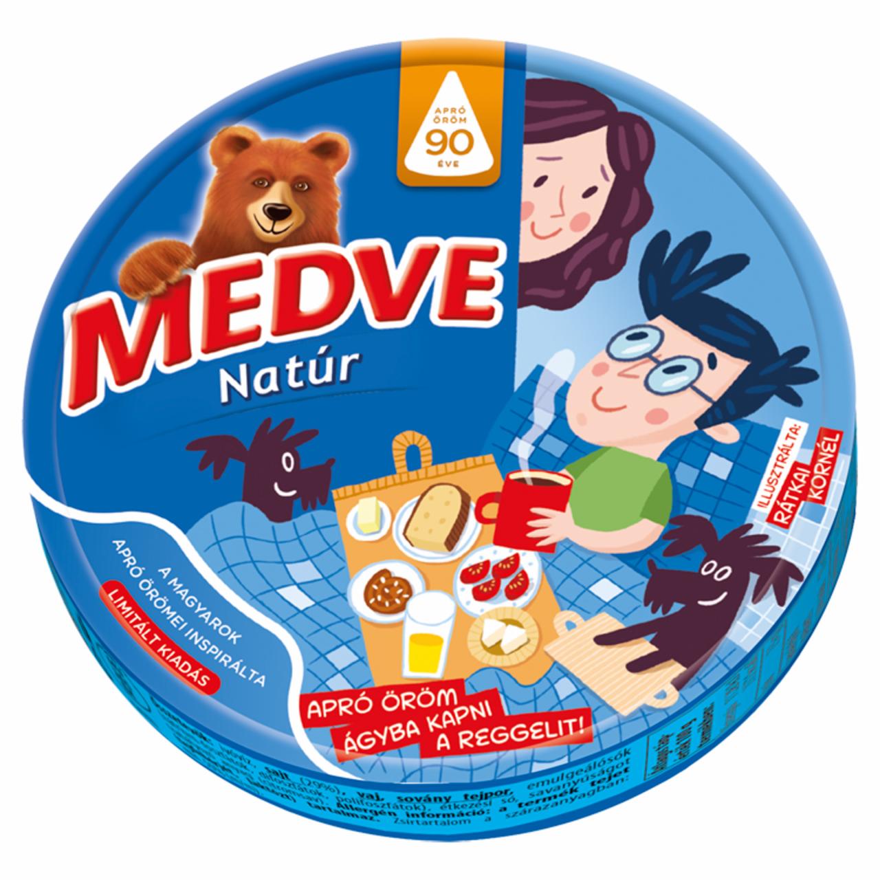 Képek - Medve natúr, kenhető, zsíros ömlesztett sajt 100 g