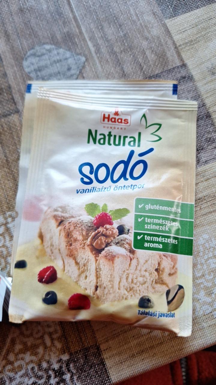 Képek - Haas Natural sodó vaníliaízű öntetpor 15 g