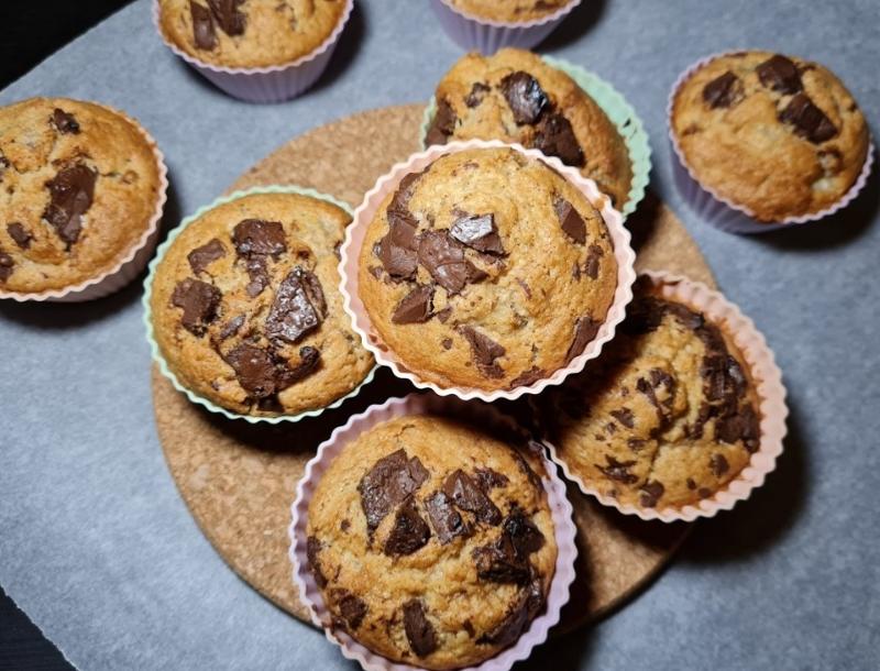 Körtés-csokis muffin