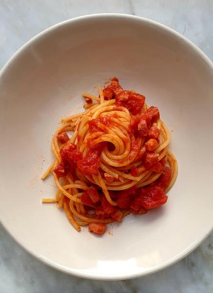 Spaghetti all´amatriciana