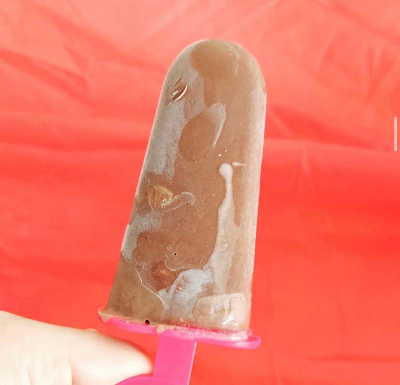 Vegán csokis-mogyorós kekszes jégkrém